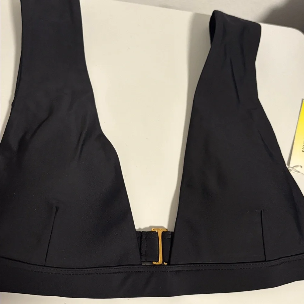 NWT [Summersalt] Plunge Bikini Swim Top Sea Urchin Black Women’s Multiple Sizes - Picture 6 of 10